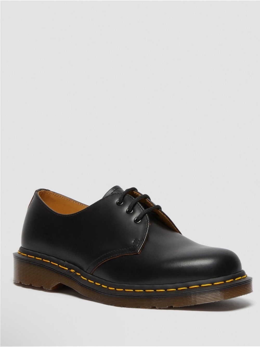 Dr. Martens 1461 Smooth Leather Oxford Shoes Black Smooth Leather Womens Size 7